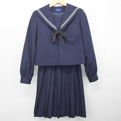 【中古】愛知県 甲山中学校 女子制服 4点 (セーラー服・スカート) sf072674