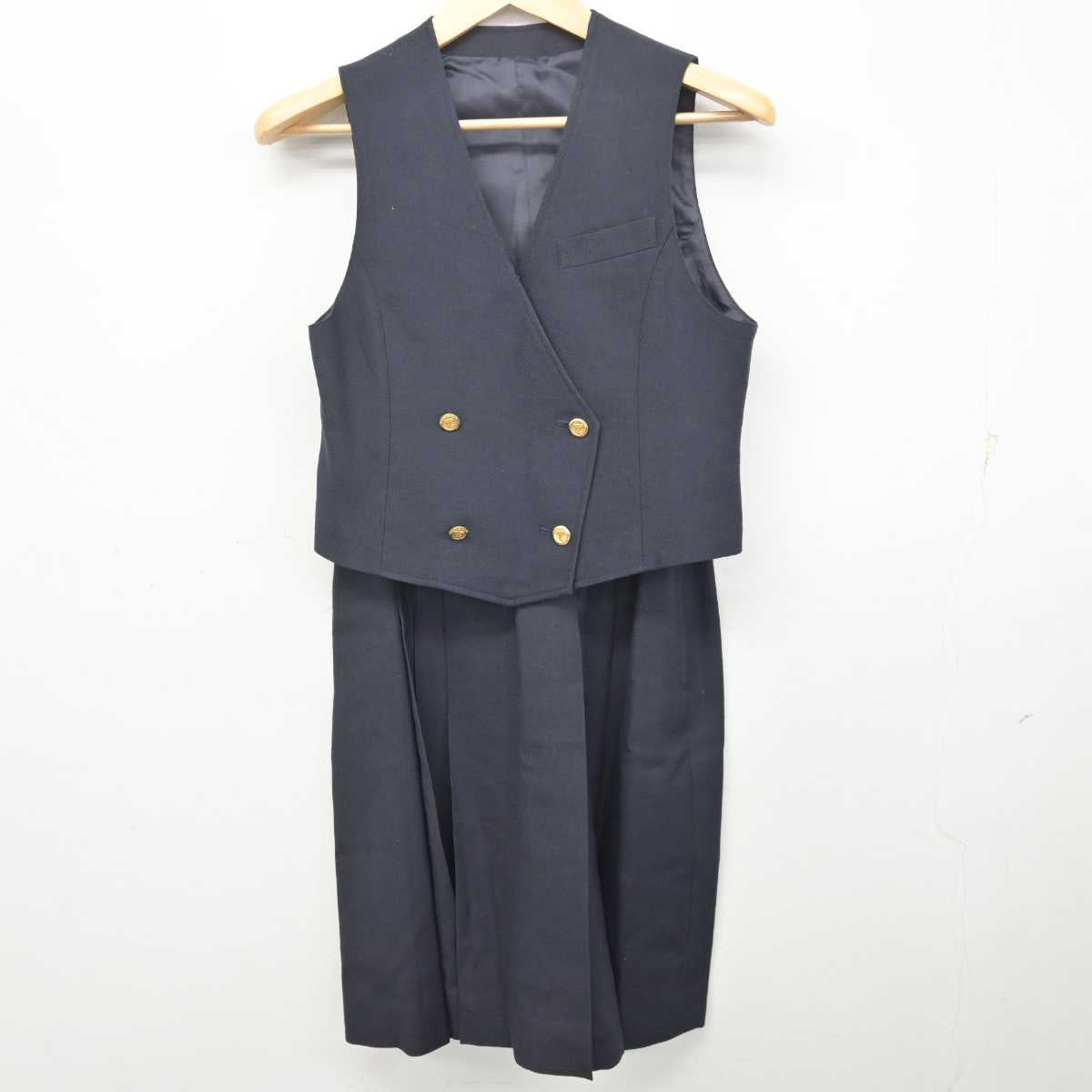 【中古】東京都 東海大学付属高輪台高等学校 女子制服 4点 (ブレザー・ベスト・スカート) sf072681