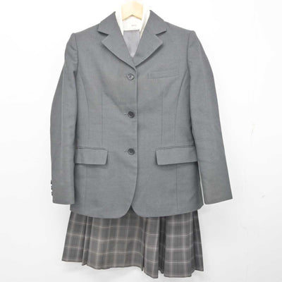 【中古】宮崎県 宮崎学園高等学校 女子制服 5点 (ブレザー・ニット・シャツ・スカート) sf072686