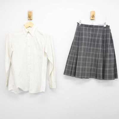 【中古】宮崎県 宮崎学園高等学校 女子制服 5点 (ブレザー・ニット・シャツ・スカート) sf072686