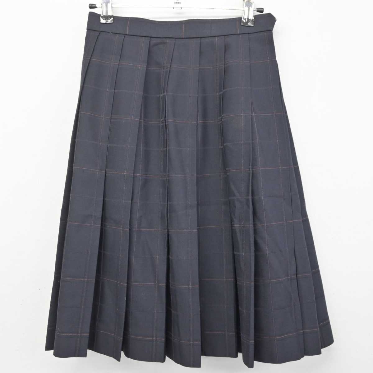 中古】大阪府 鶴見商業高等学校 女子制服 3点 (ニット・スカート) sf072691 | 中古制服通販パレイド