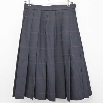 【中古】大阪府 鶴見商業高等学校 女子制服 3点 (ニット・スカート) sf072691