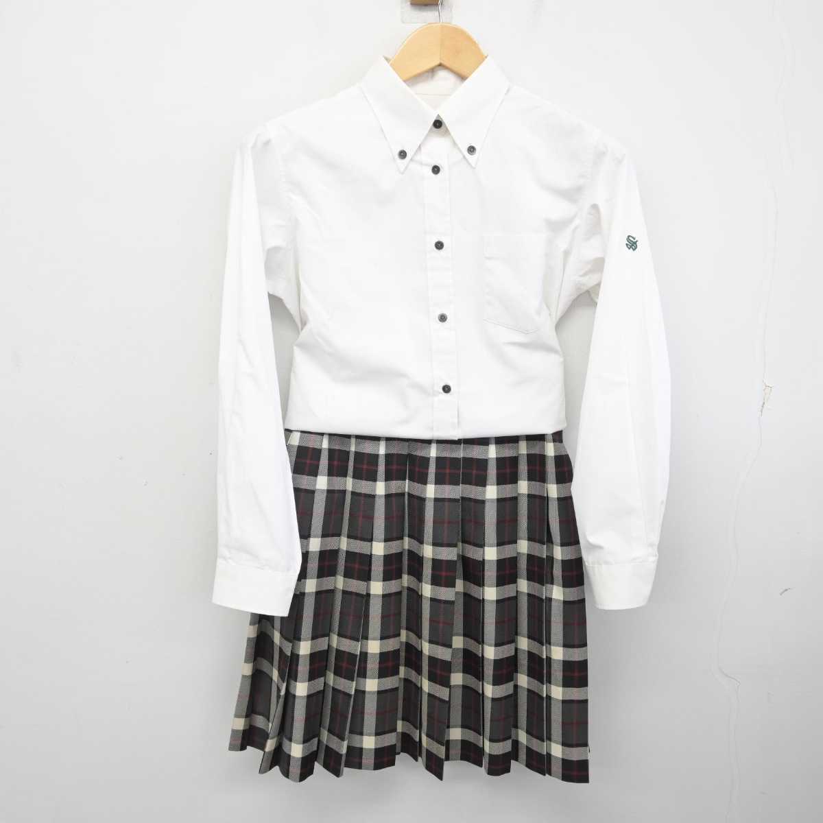 【中古】埼玉県 埼玉平成高等学校 女子制服 5点 (ブレザー・シャツ・スカート) sf072705