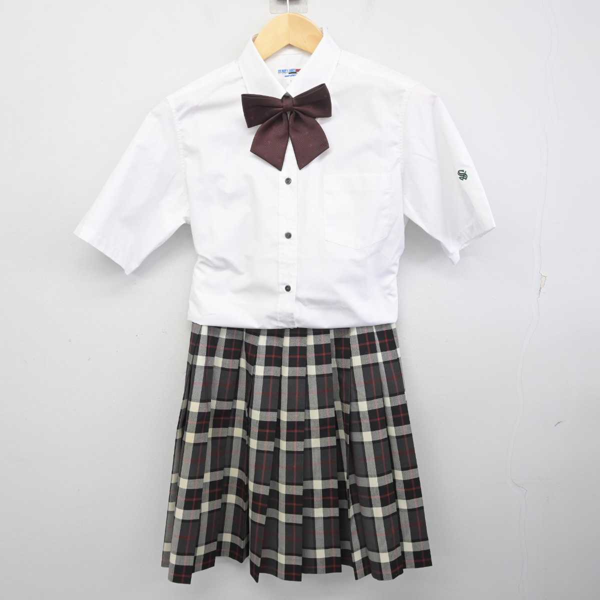 中古】埼玉県 埼玉平成高等学校 女子制服 4点 (ニットベスト・シャツ・スカート) sf072707 | 中古制服通販パレイド