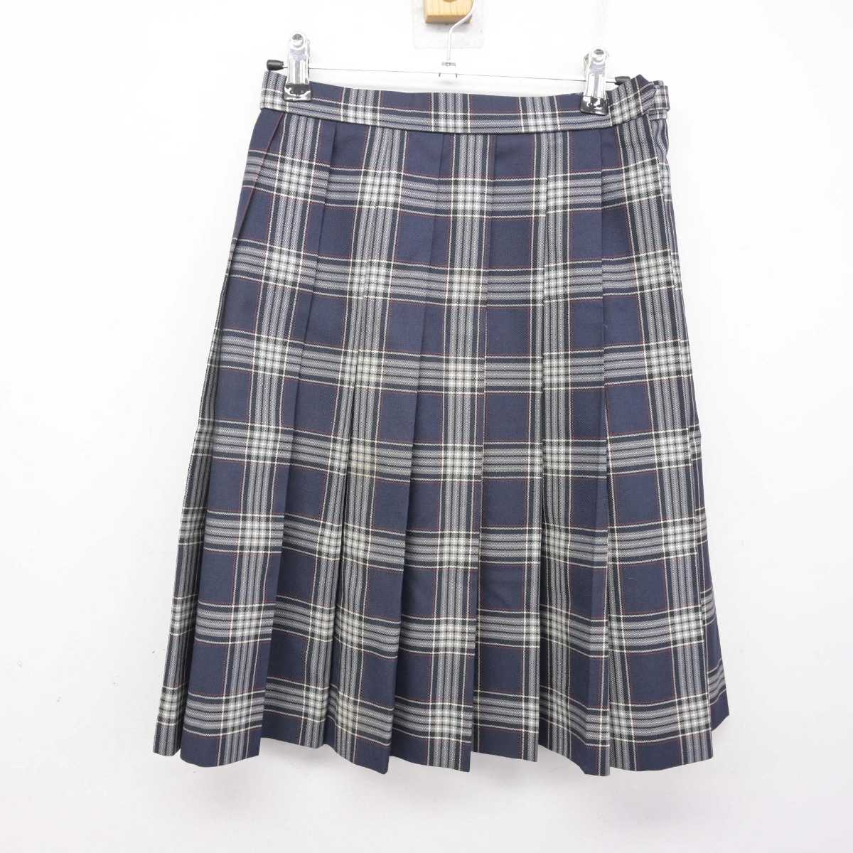 【中古】千葉県 一宮商業高等学校 女子制服 5点 (ブレザー・ニットベスト・シャツ・スカート) sf072710