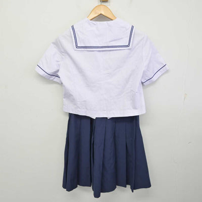 【中古】千葉県 一宮商業高等学校 女子制服 2点 (セーラー服・スカート) sf072711