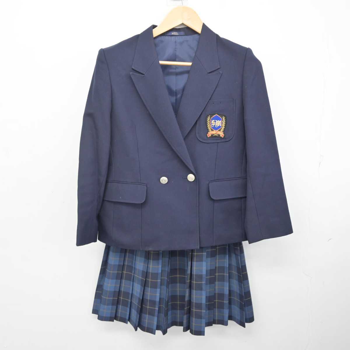 【中古】大阪府 四條畷南中学校 女子制服 2点 (ブレザー・スカート) sf072713