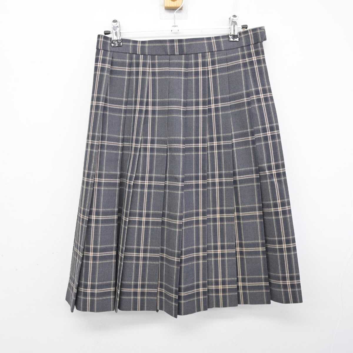 【中古】山口県 慶進高等学校 女子制服 5点 (ブレザー・ニット・スカート) sf072714