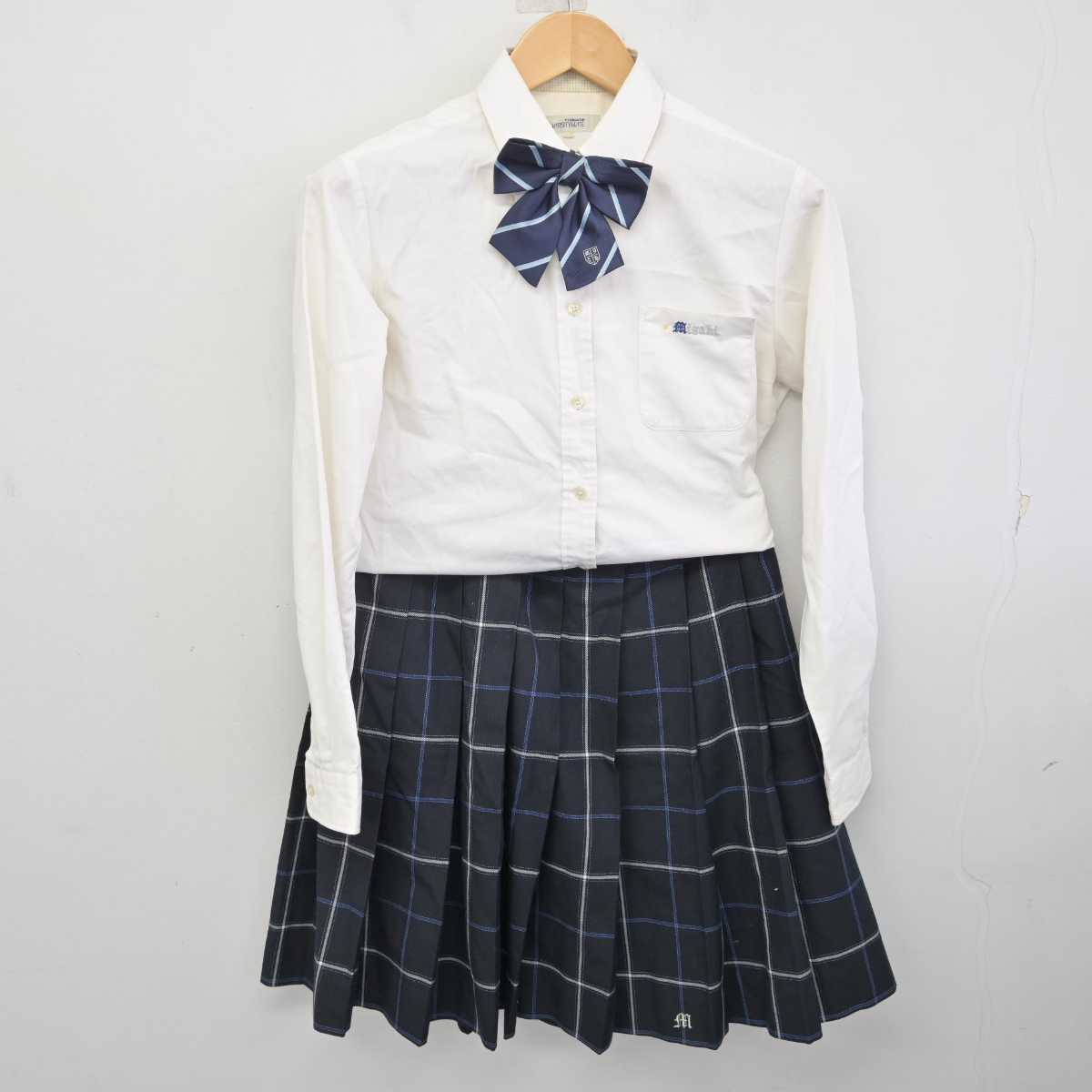 【中古】神奈川県 北鎌倉女子学園高等学校 女子制服 4点 (ブレザー・シャツ・スカート) sf072717