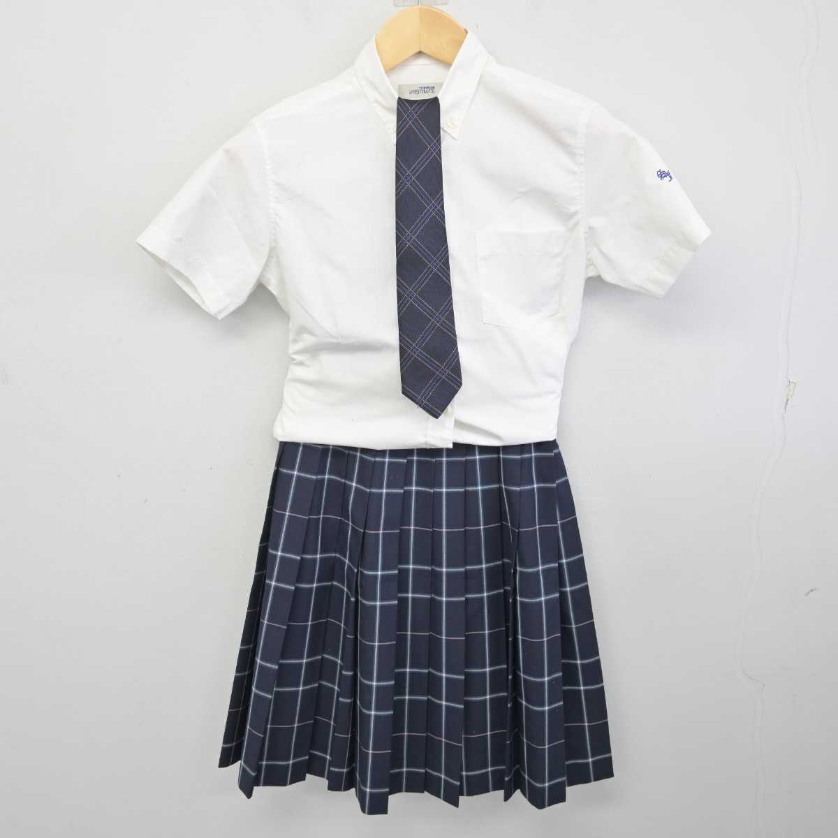 【中古】埼玉県 東京成徳大学深谷高等学校 女子制服 3点 (シャツ・スカート) sf072721