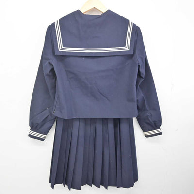 【中古】鳥取県 鳥取市立南中学校 女子制服 4点 (セーラー服・ベスト・スカート) sf072733