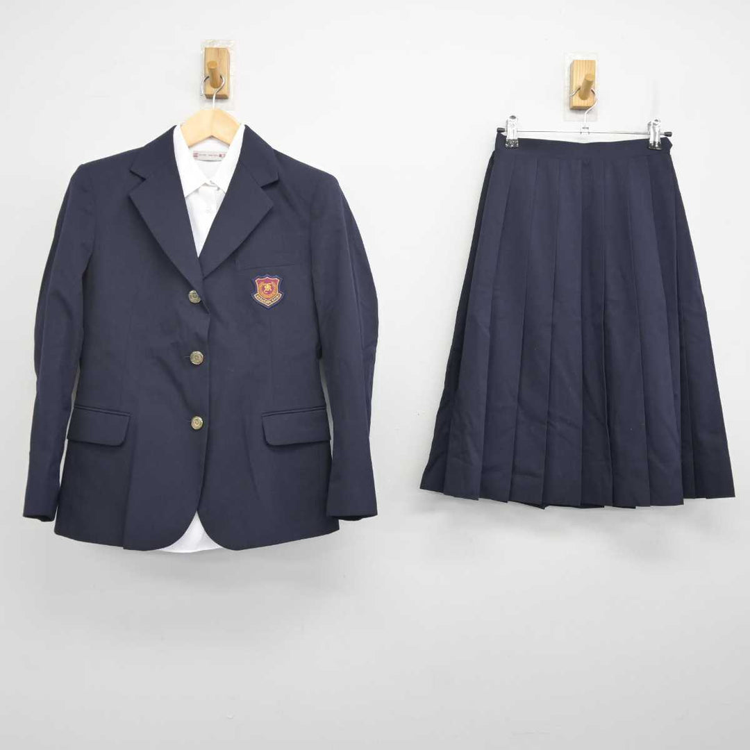 【中古】埼玉県 春日部共栄中学高等学校 女子制服 4点 (ブレザー・シャツ・スカート) sf072745