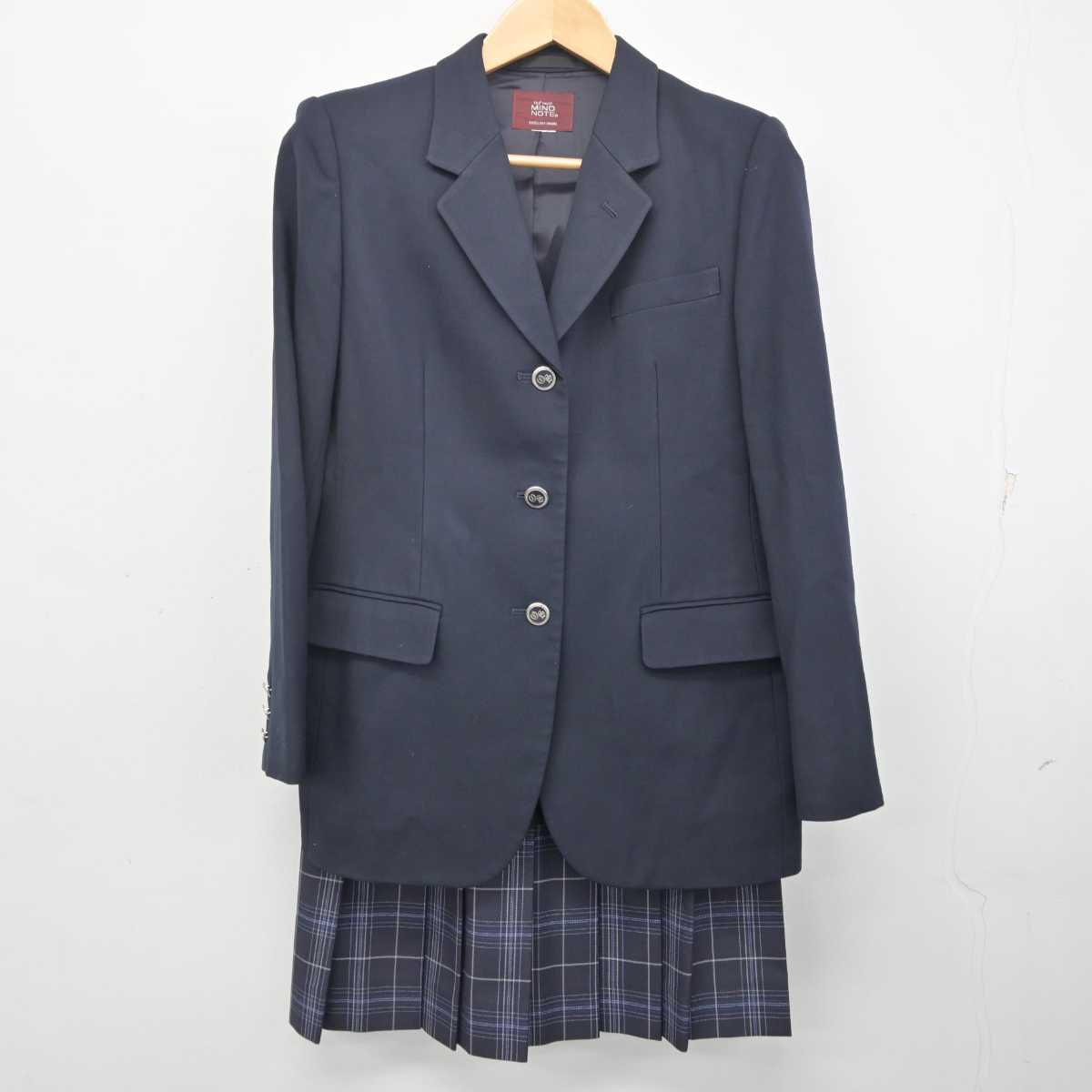 【中古】東京都 青梅総合高等学校 女子制服 3点 (ブレザー・スカート) sf072746