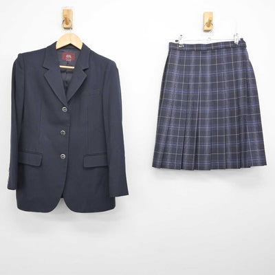 【中古】東京都 青梅総合高等学校 女子制服 3点 (ブレザー・スカート) sf072746