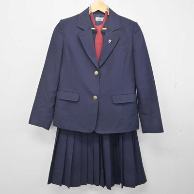 【中古】長野県 豊科北中学校 女子制服 4点 (ブレザー・スカート) sf072751