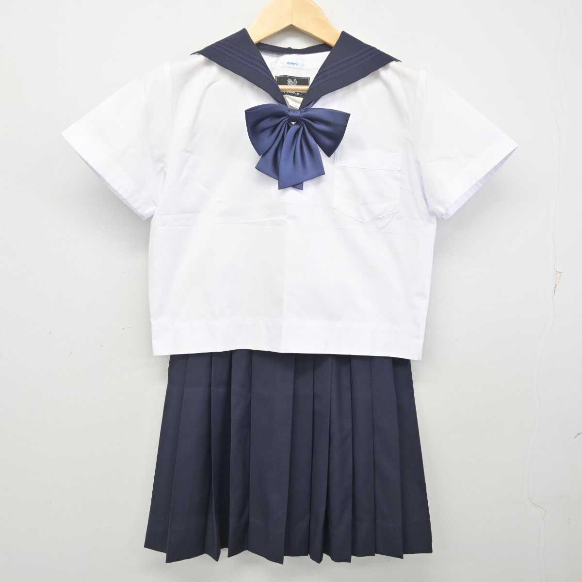 【中古】東京都 東京学芸大学附属高等学校 女子制服 3点 (セーラー服・スカート) sf072758