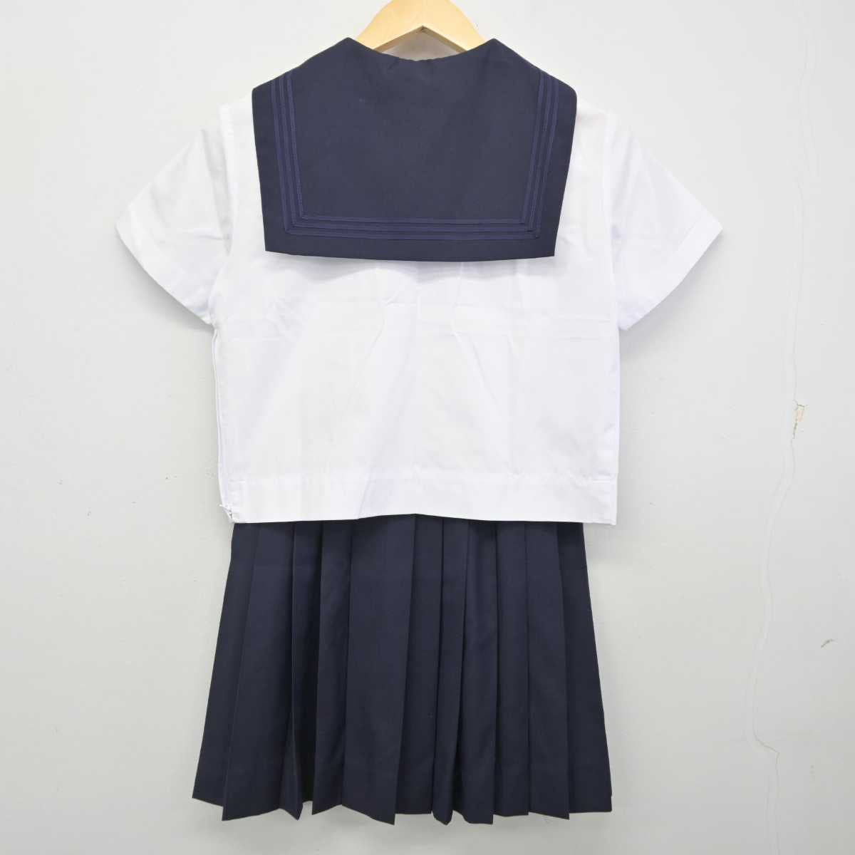 【中古】東京都 東京学芸大学附属高等学校 女子制服 3点 (セーラー服・スカート) sf072758