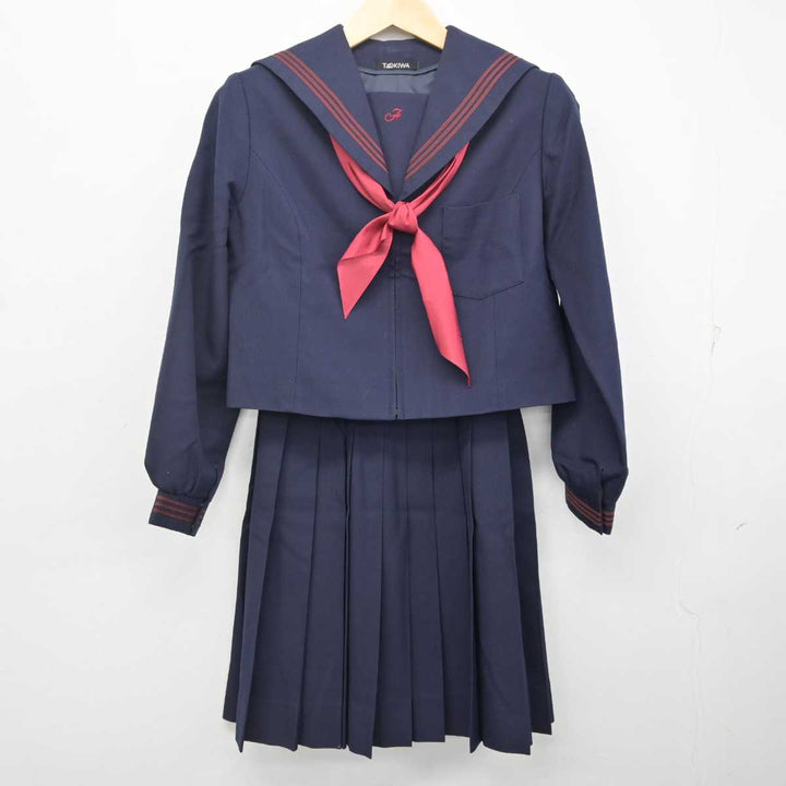 中古】大分県 大分大学教育学部附属中学校 女子制服 4点 (セーラー服・スカート) sf072761 | 中古制服通販パレイド