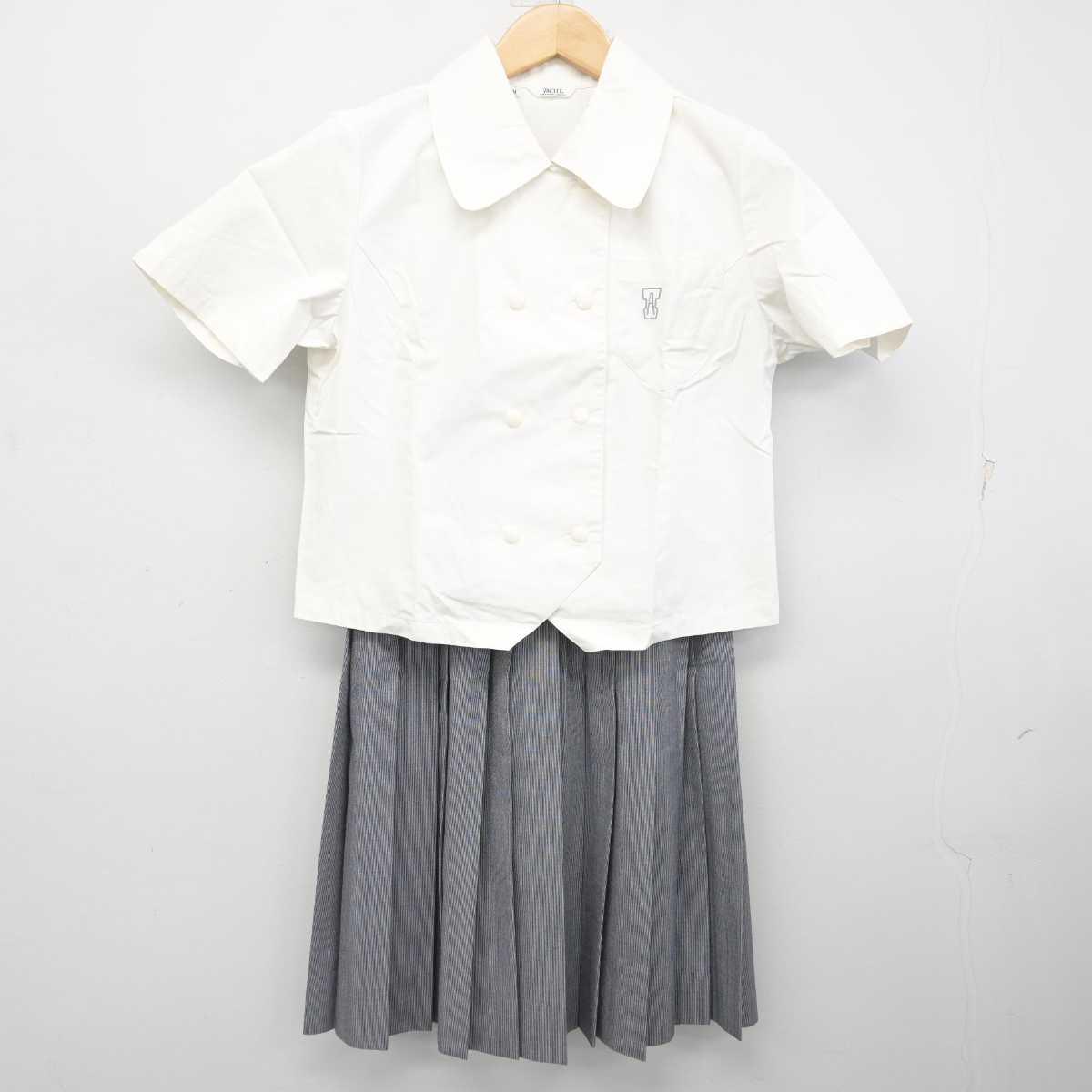 【中古】佐賀県 有田工業高等学校 女子制服 3点 (シャツ・スカート) sf072764