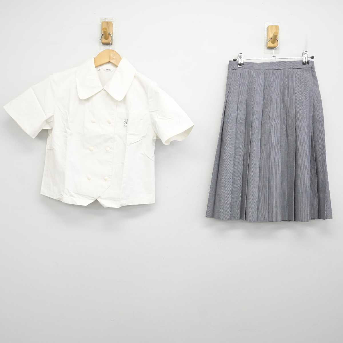 【中古】佐賀県 有田工業高等学校 女子制服 3点 (シャツ・スカート) sf072764