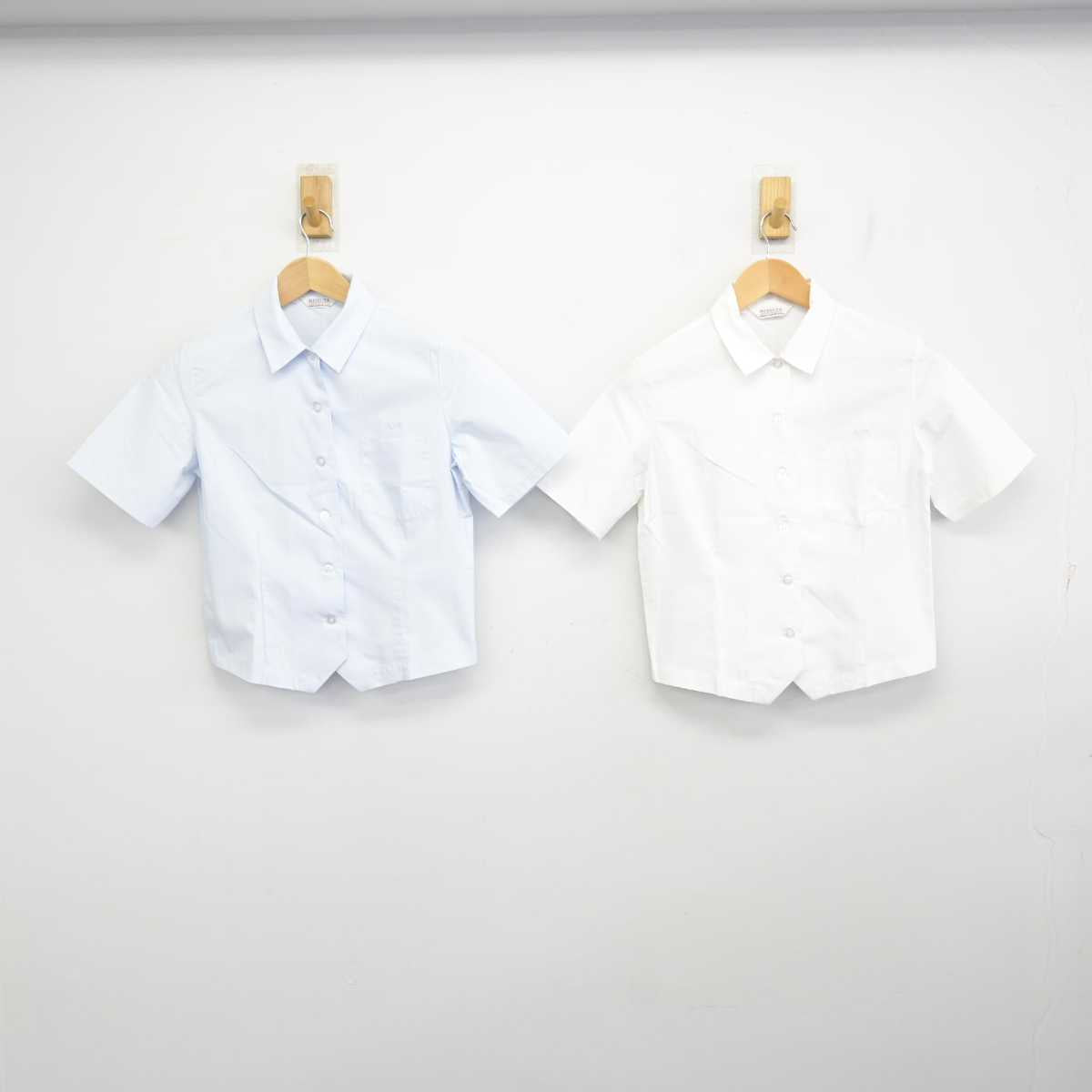 【中古】熊本県 文徳中学校・高等学校 女子制服 2点 (シャツ) sf072774