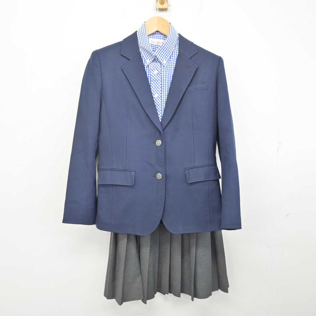 【中古】兵庫県 須磨翔風高等学校 女子制服 4点 (ブレザー・ニットベスト・シャツ・スカート) sf072776 | 中古制服通販パレイド