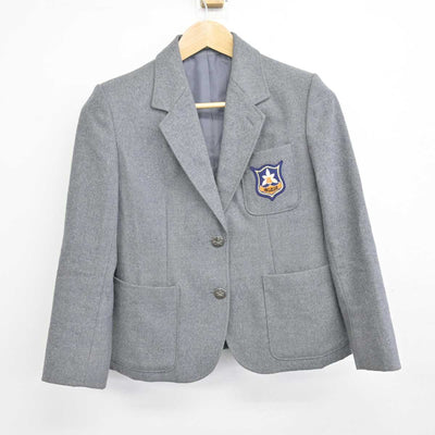 【中古】鹿児島県 鹿児島東高等学校 女子制服 2点 (ブレザー・ベスト) sf072779