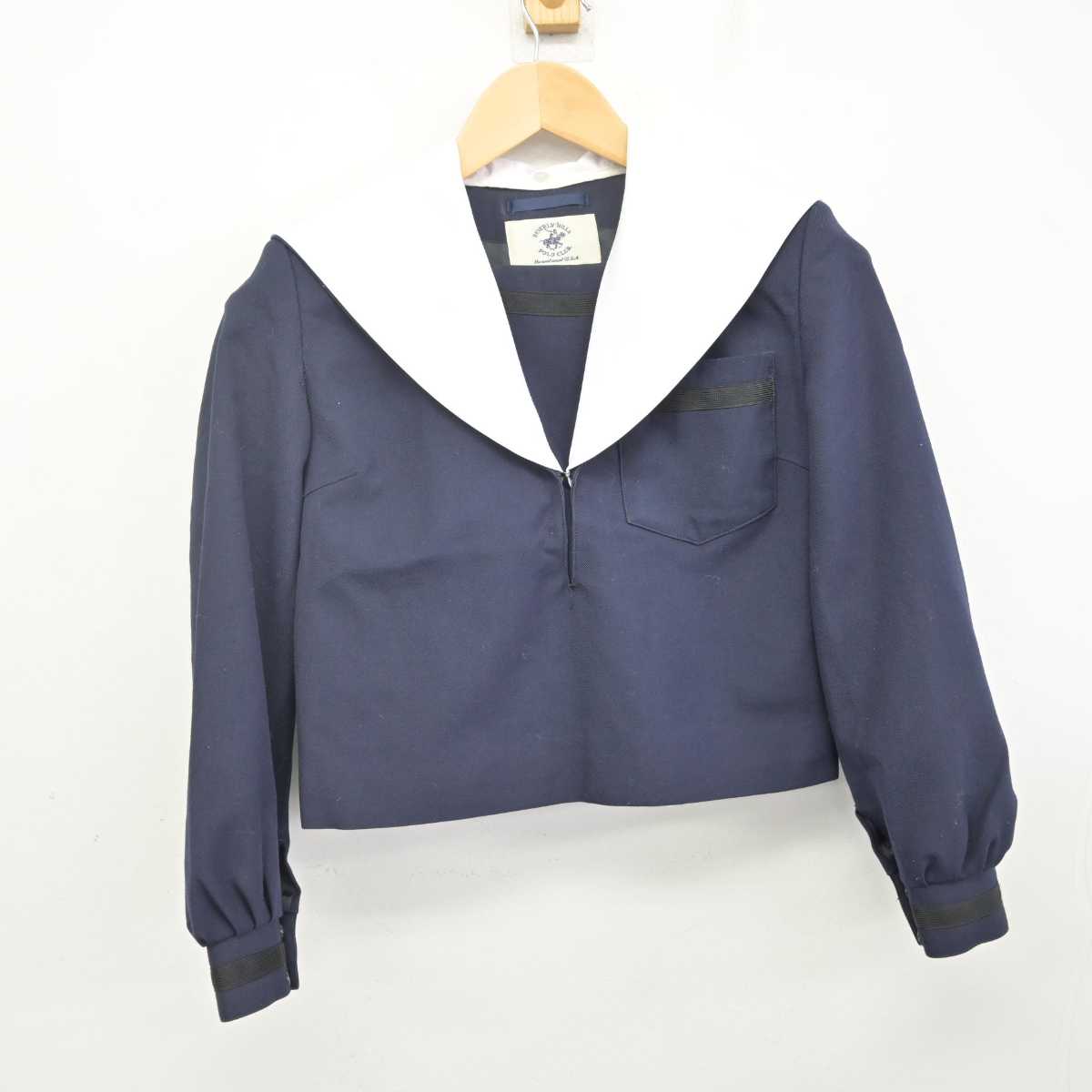 【中古】愛知県 明和高等学校 女子制服 2点 (セーラー服・スカート) sf072781