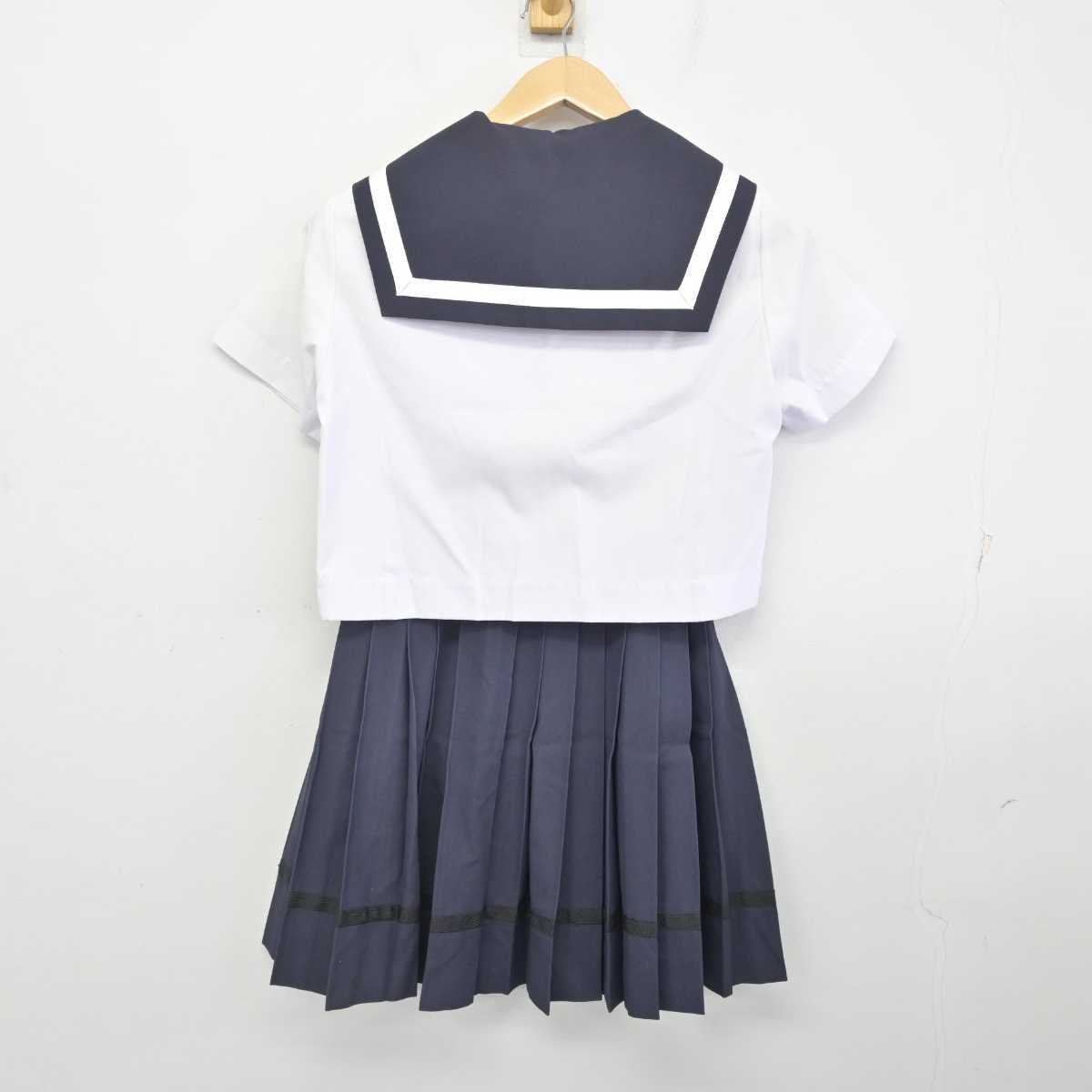 【中古】愛知県 明和高等学校 女子制服 4点 (セーラー服・スカート) sf072782