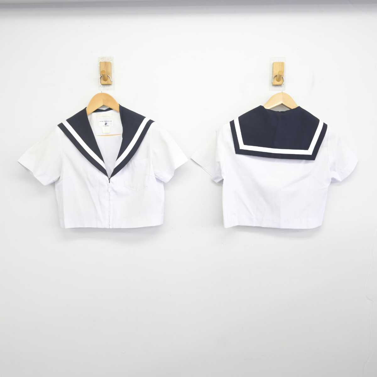 【中古】愛知県 明和高等学校 女子制服 4点 (セーラー服・スカート) sf072782