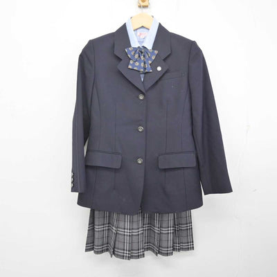 【中古】埼玉県 開智高等学校 女子制服 6点 (ブレザー・シャツ・スカート) sf072808