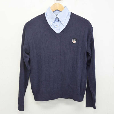 【中古】兵庫県 園田学園中学校・高等学校 女子制服 2点 (ニット・シャツ) sf072818