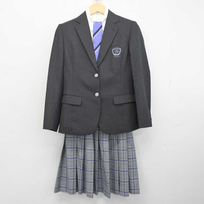 【中古】兵庫県 尼崎双星高等学校 女子制服 4点 (ブレザー・シャツ・スカート) sf072819