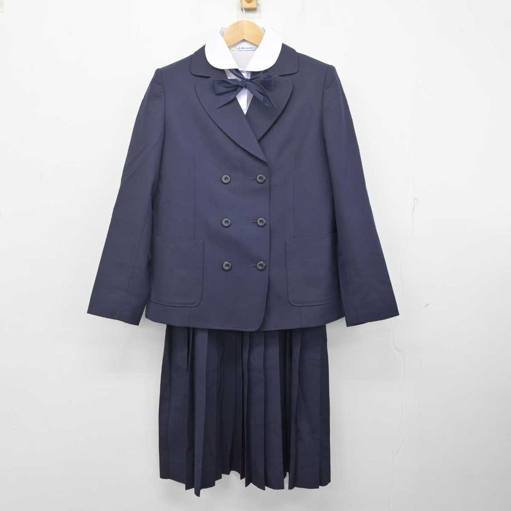 【中古】愛知県 椙山女学園高等学校 女子制服 5点 (ブレザー・ジャンパースカート・シャツ) sf072822