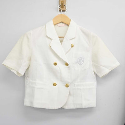 【中古】愛知県 椙山女学園高等学校 女子制服 2点 (シャツ・スカート) sf072824