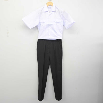 【中古】愛知県 若水中学校　 男子制服 2点 (シャツ・ズボン) sf072828