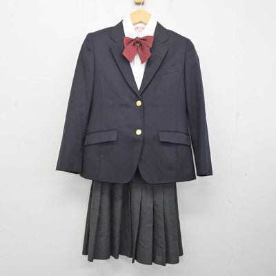 【中古】東京都 東京農業大学第一高等学校 女子制服 5点 (ブレザー・シャツ・スカート) sf072830