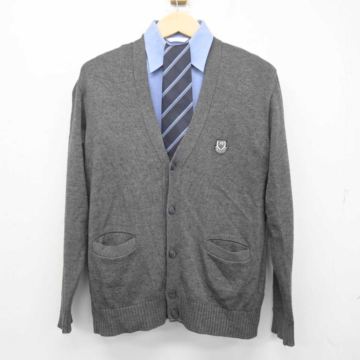 【中古】北海道 札幌新陽高等学校 女子制服 3点 (ニット・シャツ) sf072840