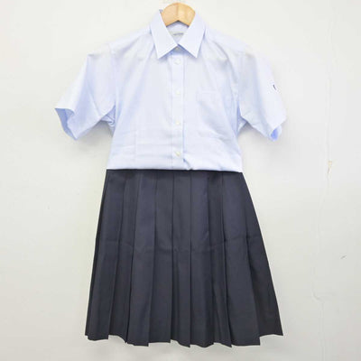 【中古】埼玉県 浦和実業学園高等学校 女子制服 2点 (シャツ・スカート) sf072862