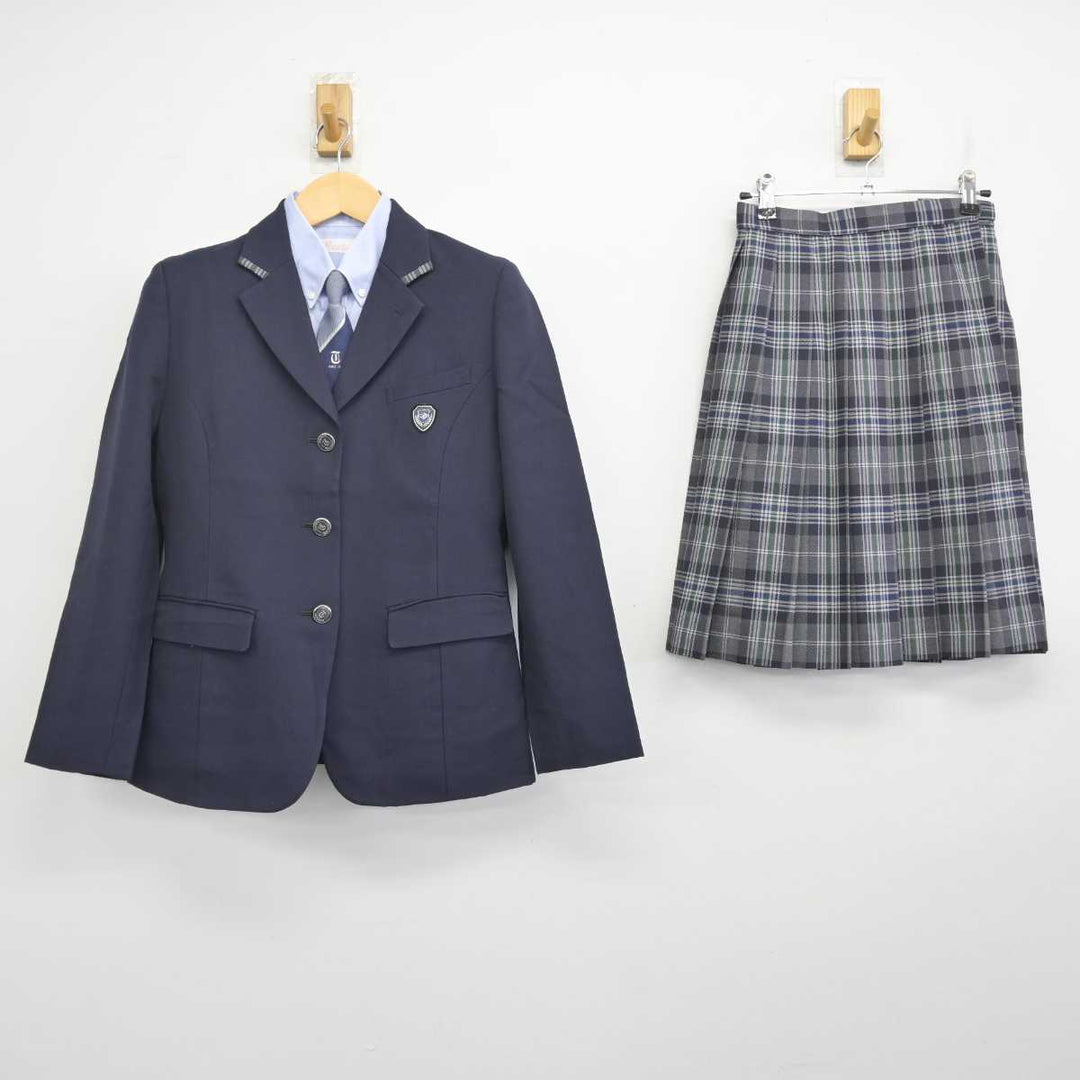 【中古】大阪府 大阪府立槻の木高等学校 女子制服 4点 (ブレザー・シャツ・スカート) sf072866 | 中古制服通販パレイド