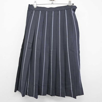 【中古】広島県 如水館高等学校 女子制服 3点 (ニットベスト・スカート) sf072874