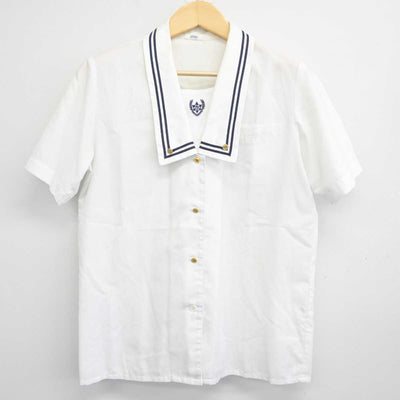 【中古】東京都 鶴川高等学校 女子制服 4点 (ブラウス・スカート) sf072882