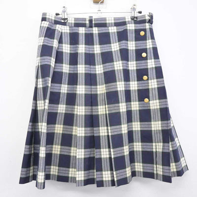 【中古】東京都 鶴川高等学校 女子制服 4点 (ブラウス・スカート) sf072882