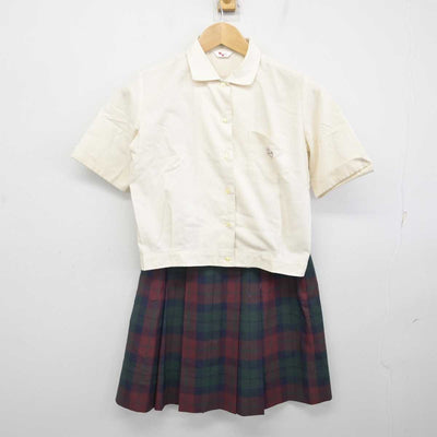 【中古】神奈川県 大西学園中学校・高等学校 女子制服 2点 (シャツ・スカート) sf072899