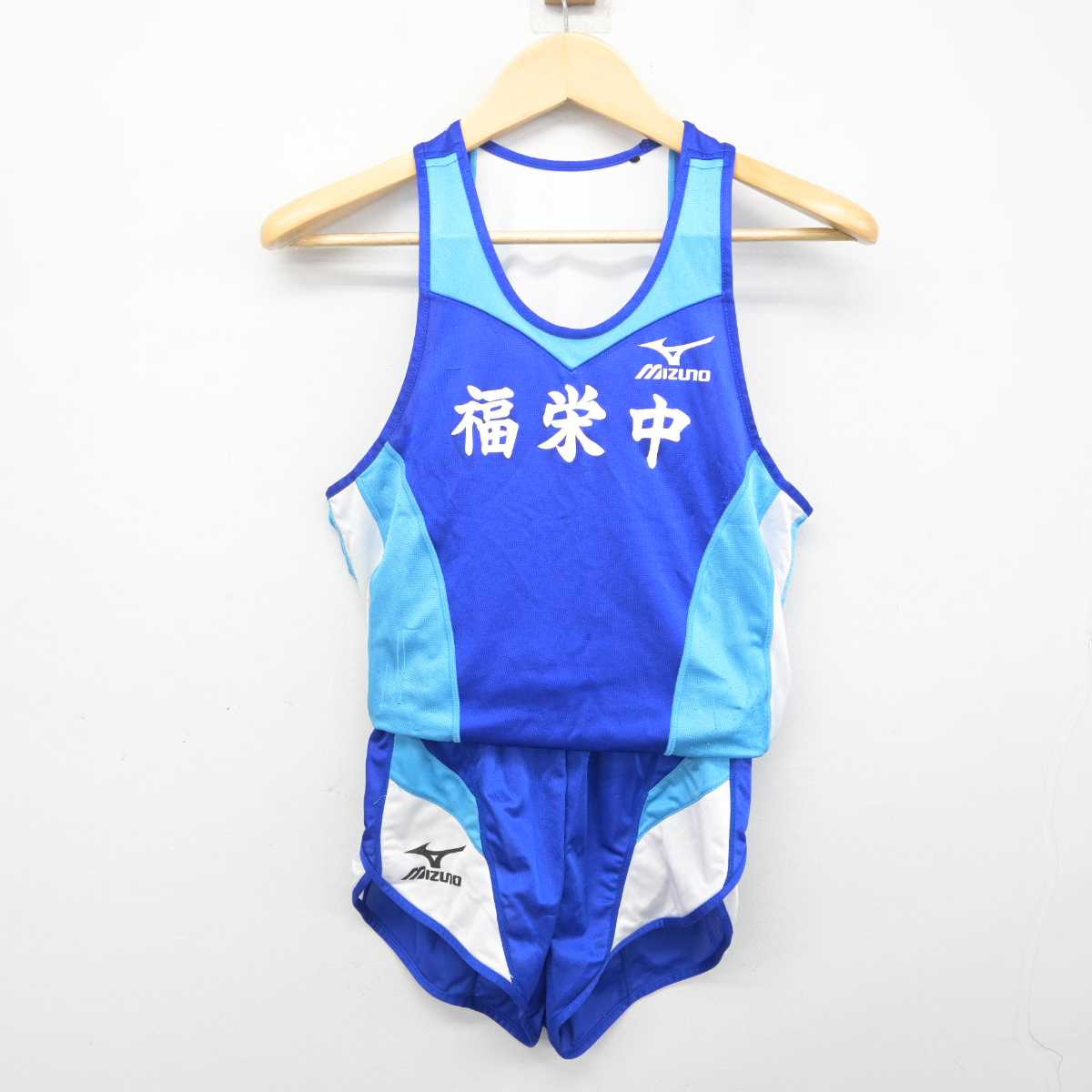 【中古】山口県 萩市立福栄小中学校/陸上部ユニフォーム 女子制服 2点 (部活ユニフォーム 上・部活ユニフォーム 下) sf072920