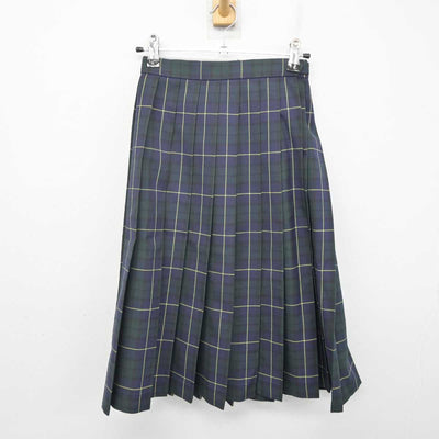 【中古】山口県 萩市立福栄小中学校 女子制服 2点 (ニットベスト・スカート) sf072922