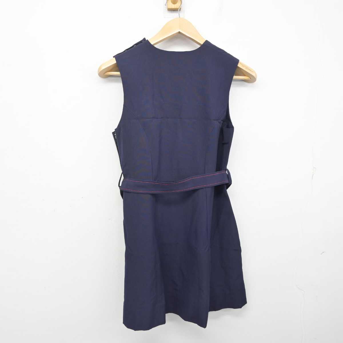 【中古】愛知県 南山高等・中学校 女子部 女子制服 2点 (ジャンパースカート・シャツ) sf072931