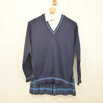 【中古】オーストラリア（アデレート） アンリー高等学校 女子制服 3点 (ニット・シャツ・スカート) sf072932