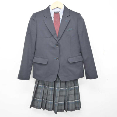 【中古】新潟県 帝京長岡高等学校 女子制服 4点 (ブレザー・シャツ・スカート) sf072937