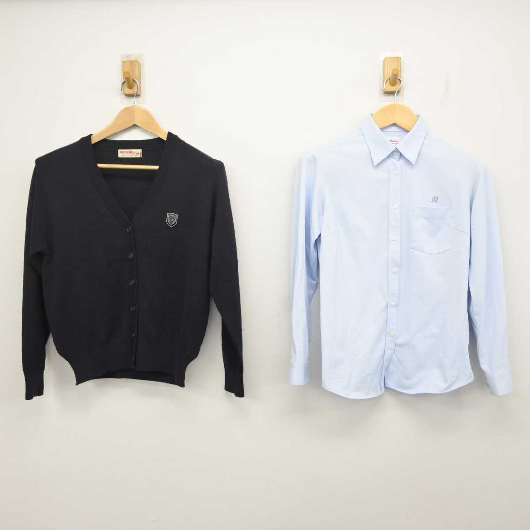 中古】大阪府 貝塚高等学校 女子制服 2点 (ニット・シャツ 中古】大阪府 貝塚高等学校 女子制服 2点 (ニット・シャツ